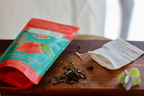 Loose Leaf Hibiscus Tea | Organic Hibiscus Mint Tea