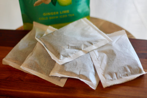 Ginger Iced Tea Packets | Cold brew ginger tea