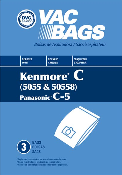 VAC KenmorePanasonic Type 5055C5 Vacuum Bags 3Pack AA13470  The Home  Depot
