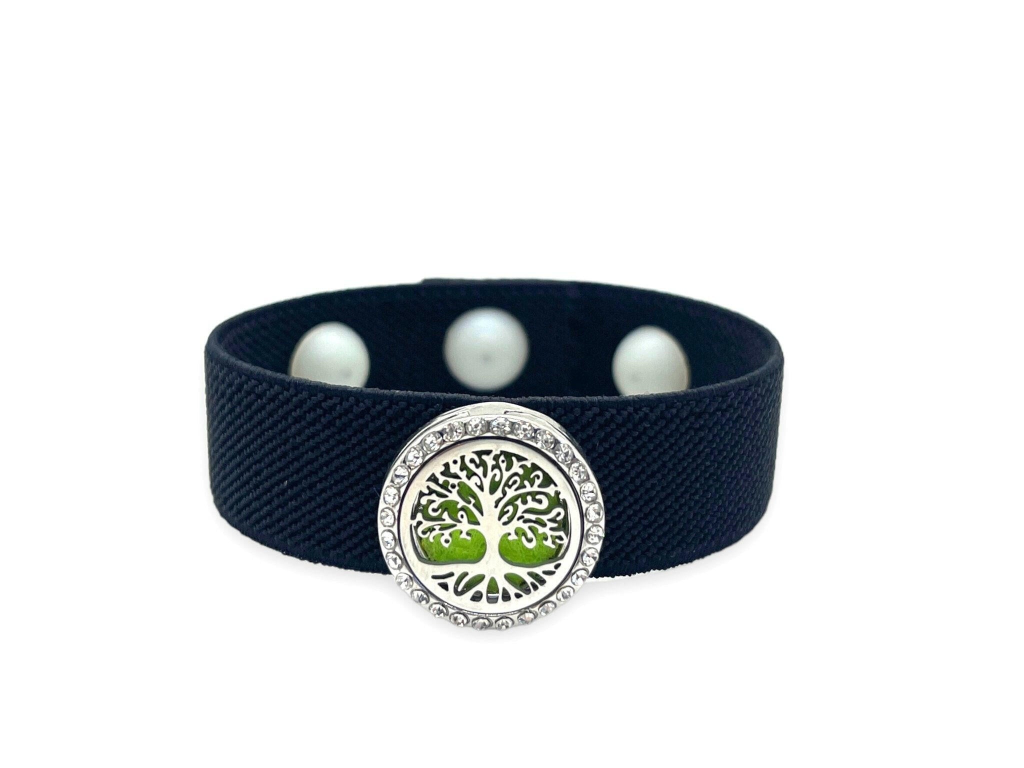 Menopause Relief Snap Charm Diffuser Bracelet-Clary Sage Scented