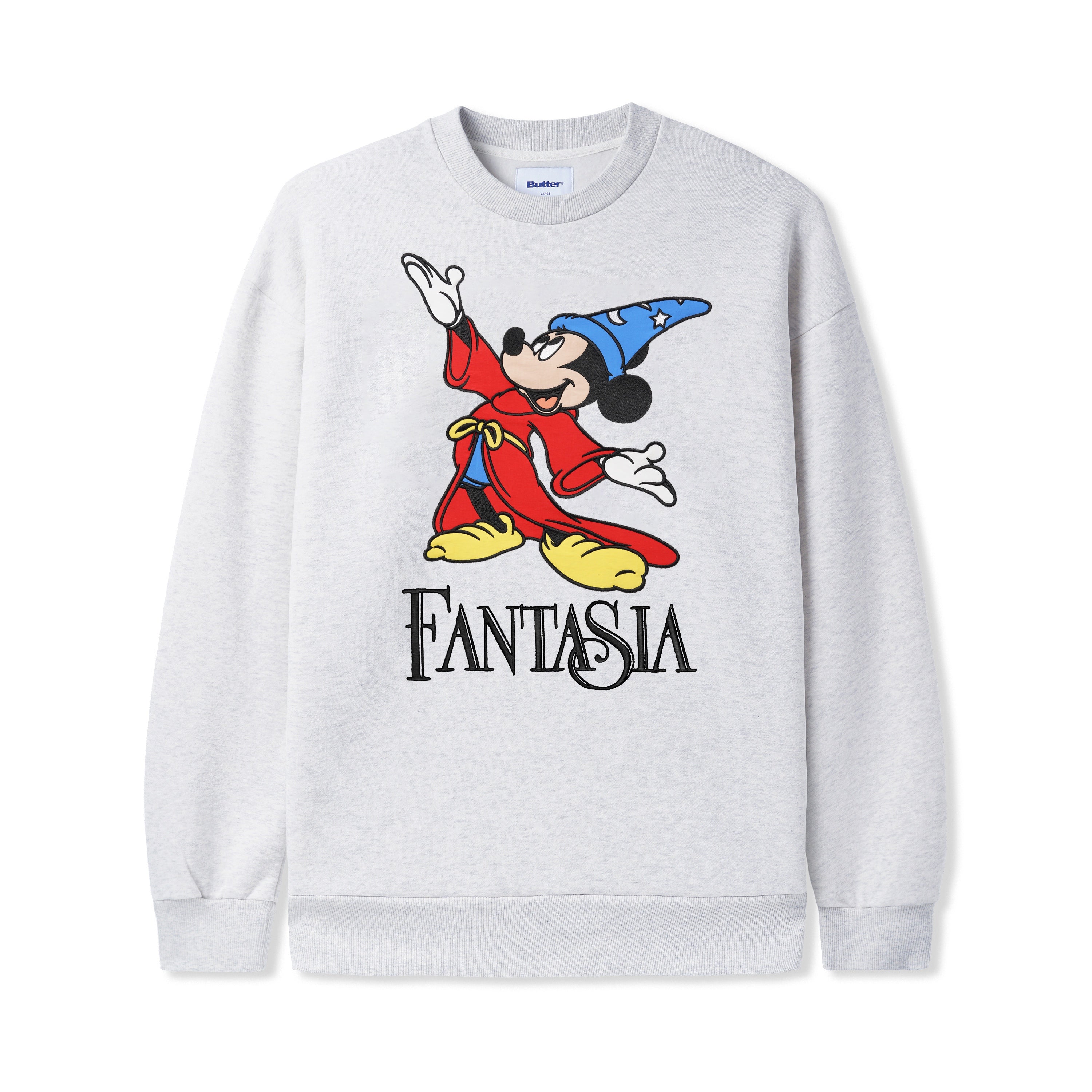 H&M+ Oversized Printed Sweatshirt - Natural white/Mickey Mouse