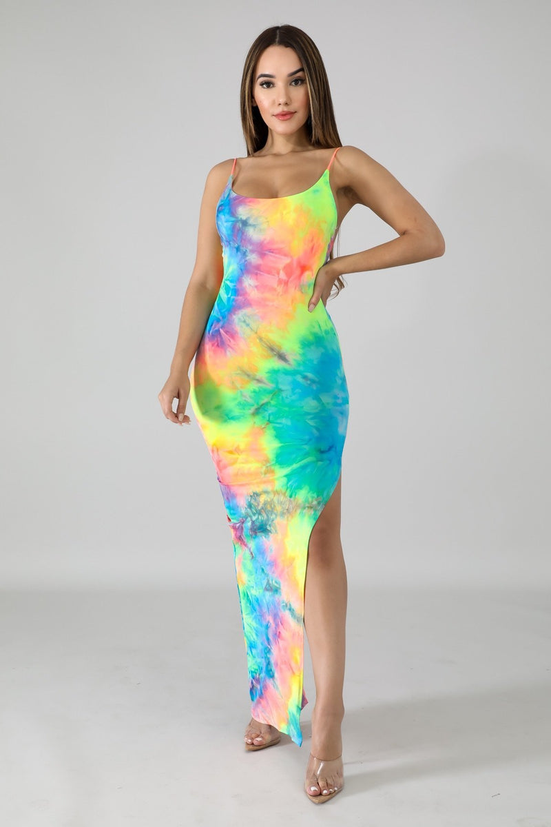 cotton candy maxi dress