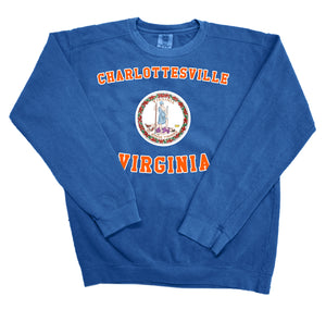 virginia crew neck sweatshirt