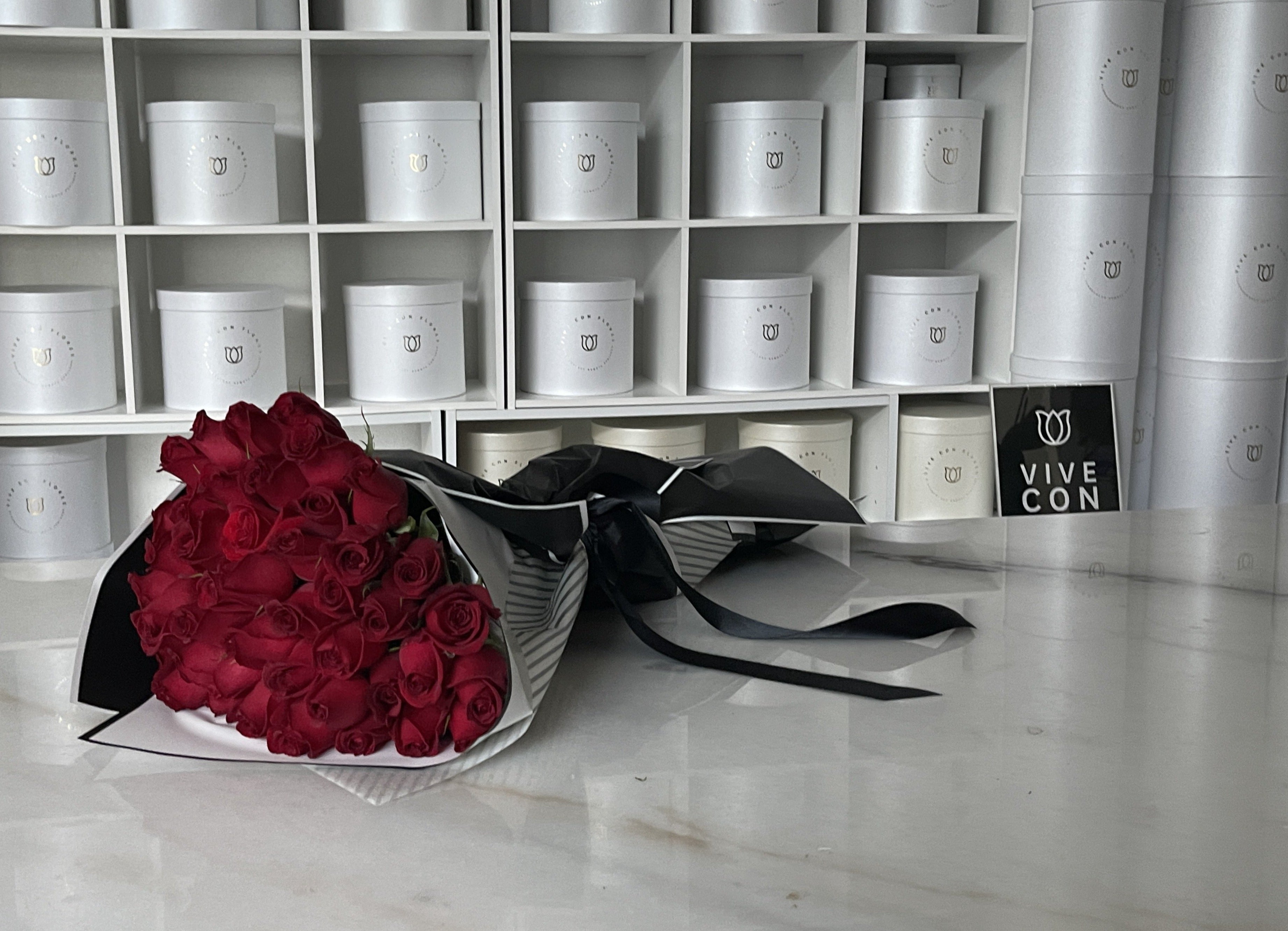 Bouquet -Ramo- 50 Rosas | Vive Con Flores