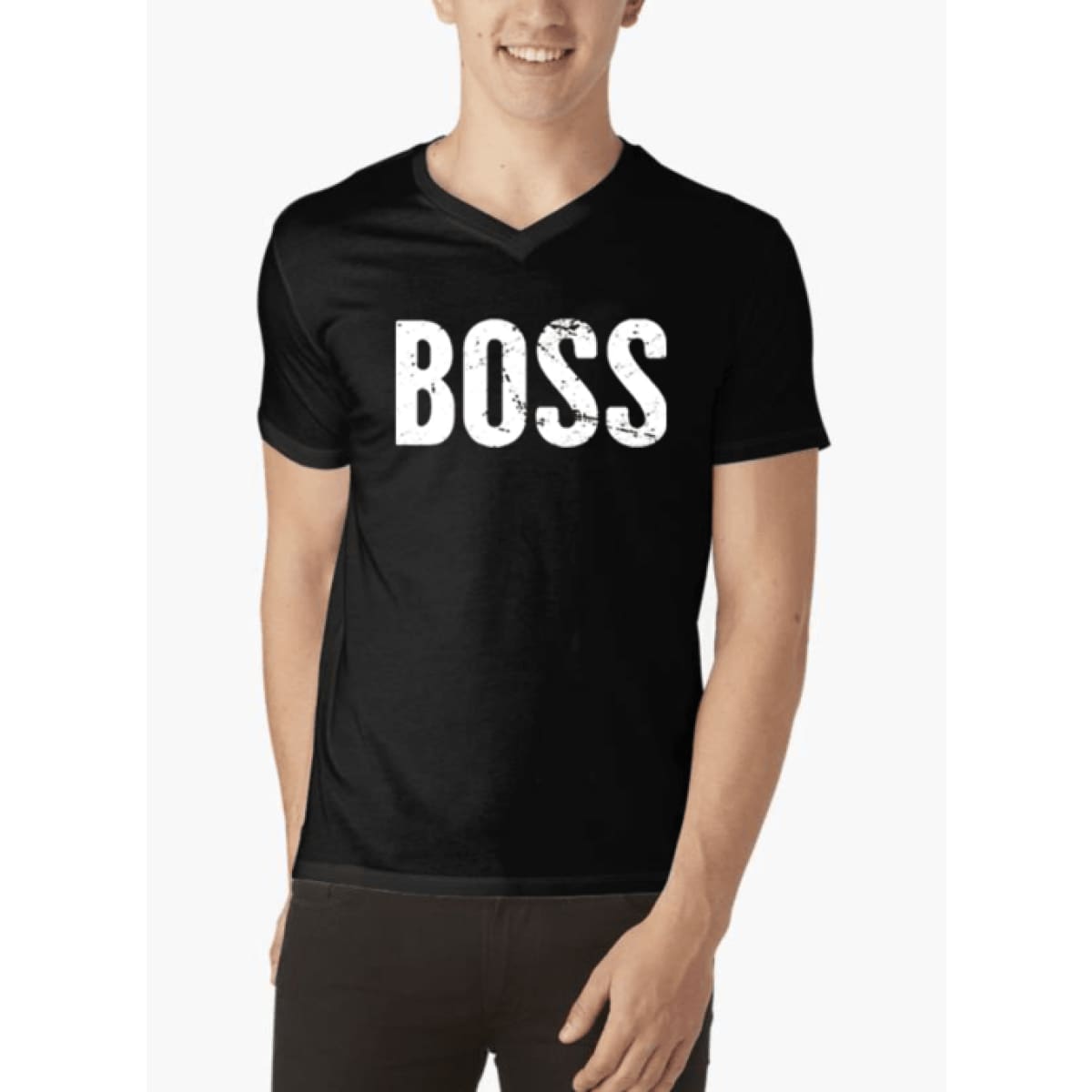 boss v neck t shirt
