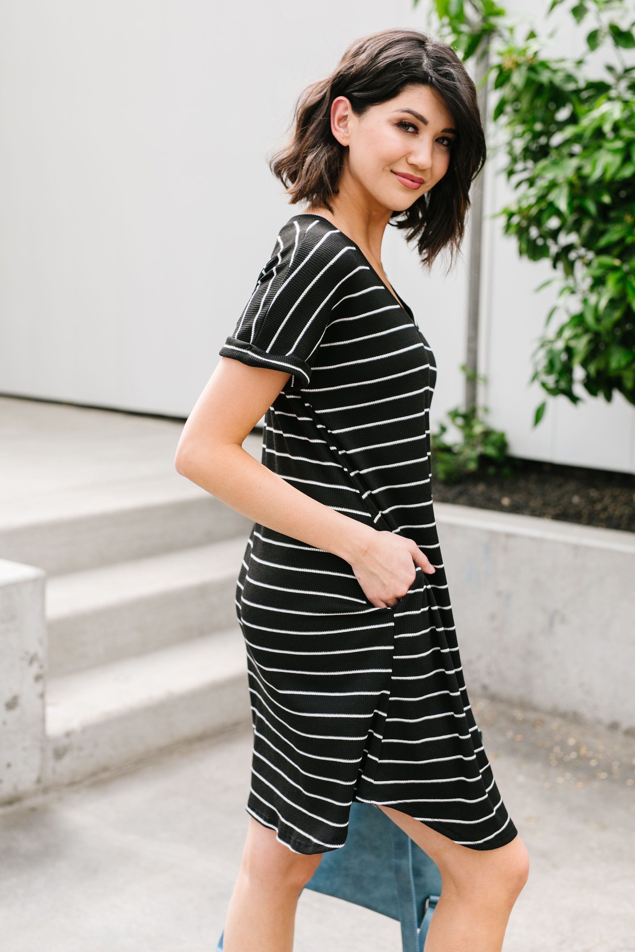 tshirt dress striped