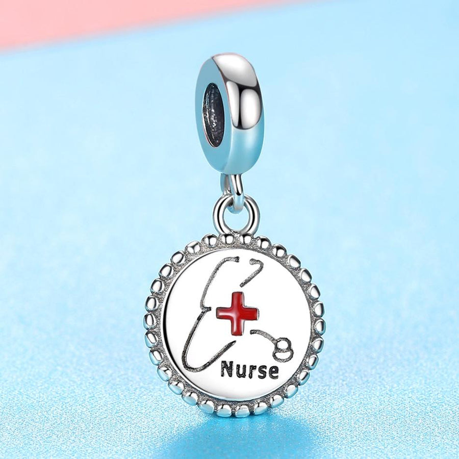 PY1771 925 Sterling Silver The Great Nurse Dangle Charm