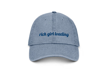 Rich Girl Ball Cap (Denim)