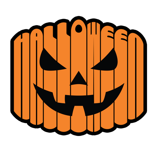Halloween Pumpkin Face Enamel Pin