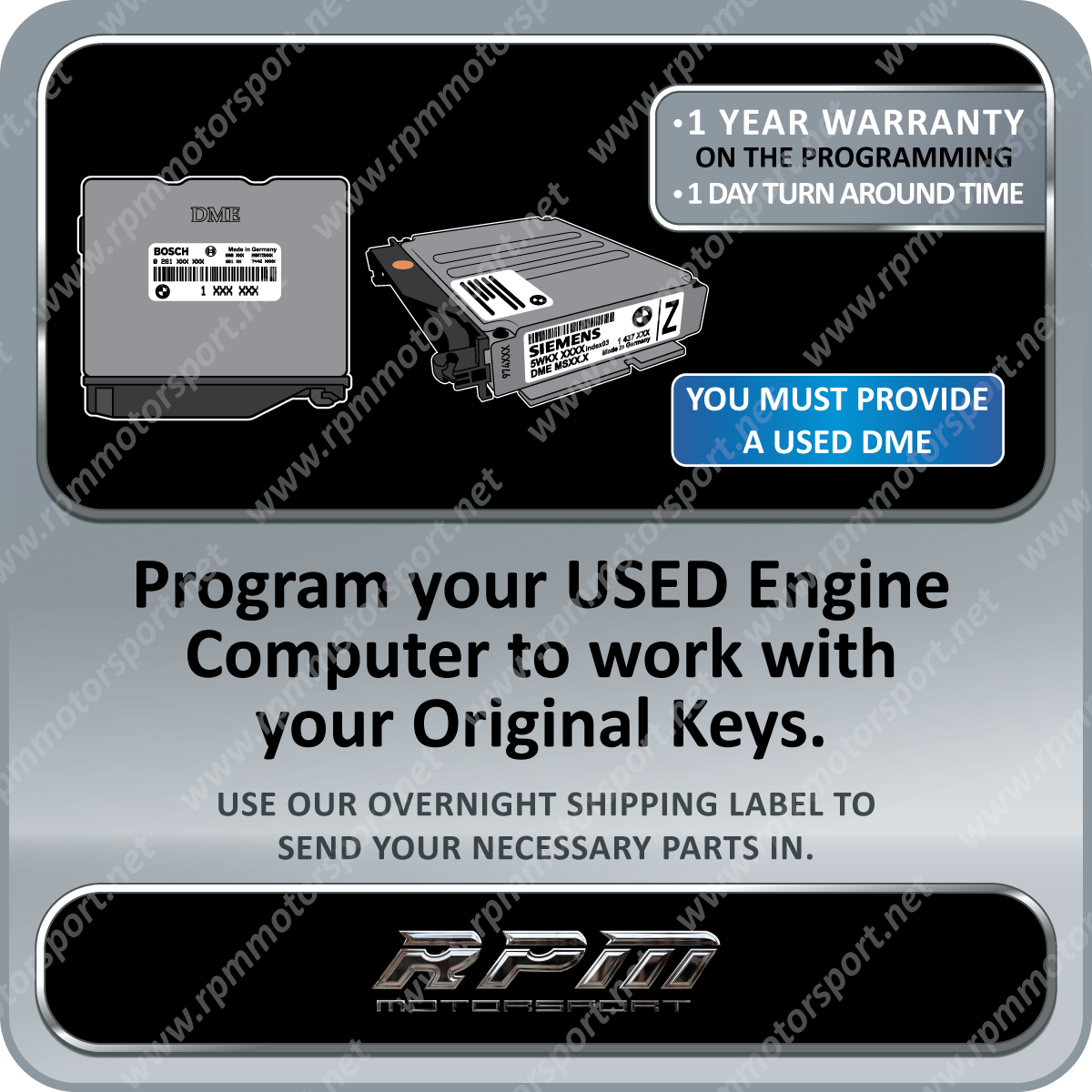 how to resync bmw e90 dme and the ews with inpa