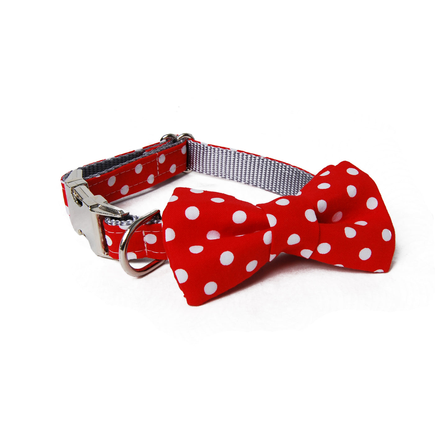 red bow tie dog collar