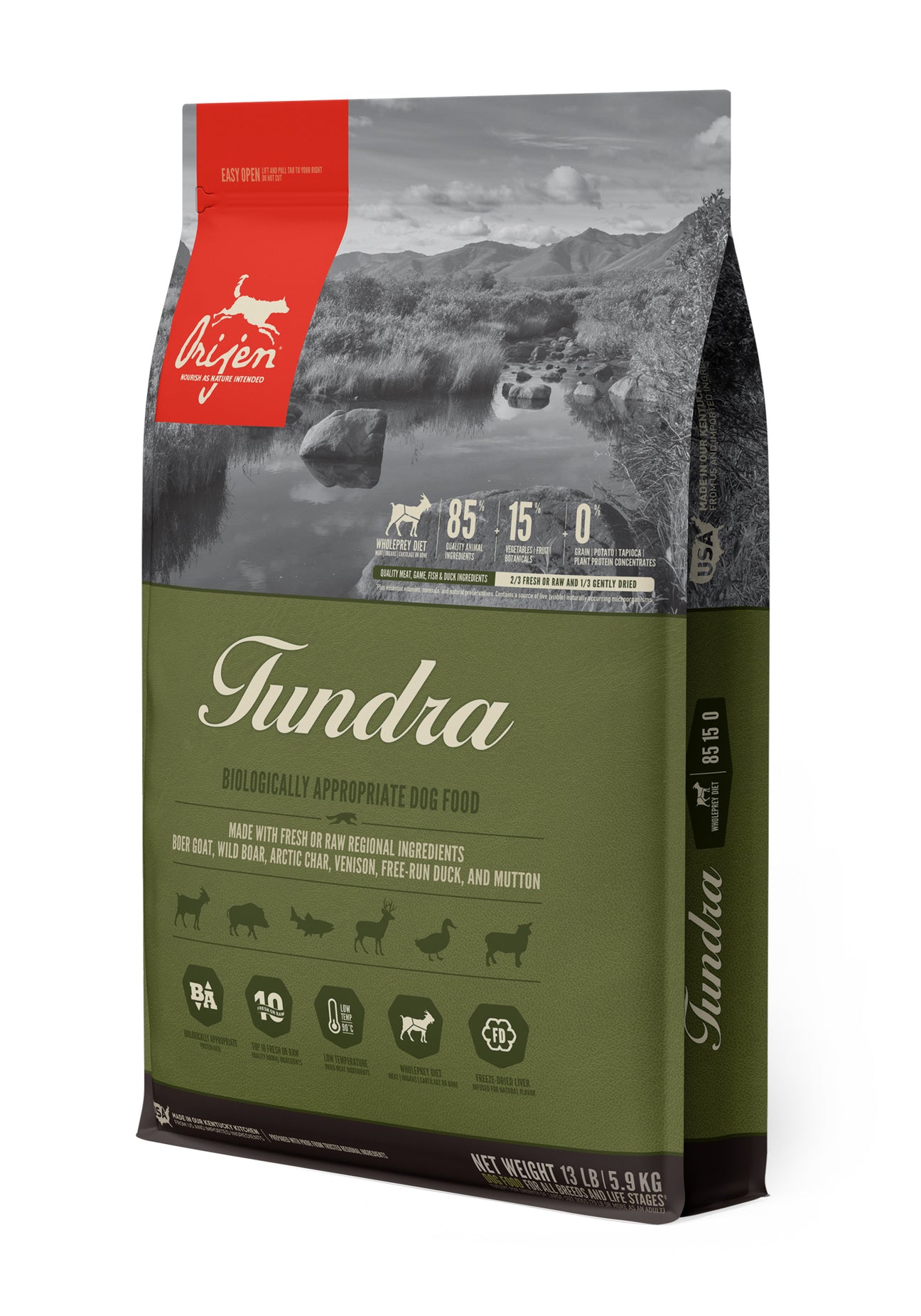 orijen tundra ze dried dog food