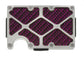 Purple - X-Caliber - Aluminum & Carbon Fiber Wallet - Skeleton GOAT