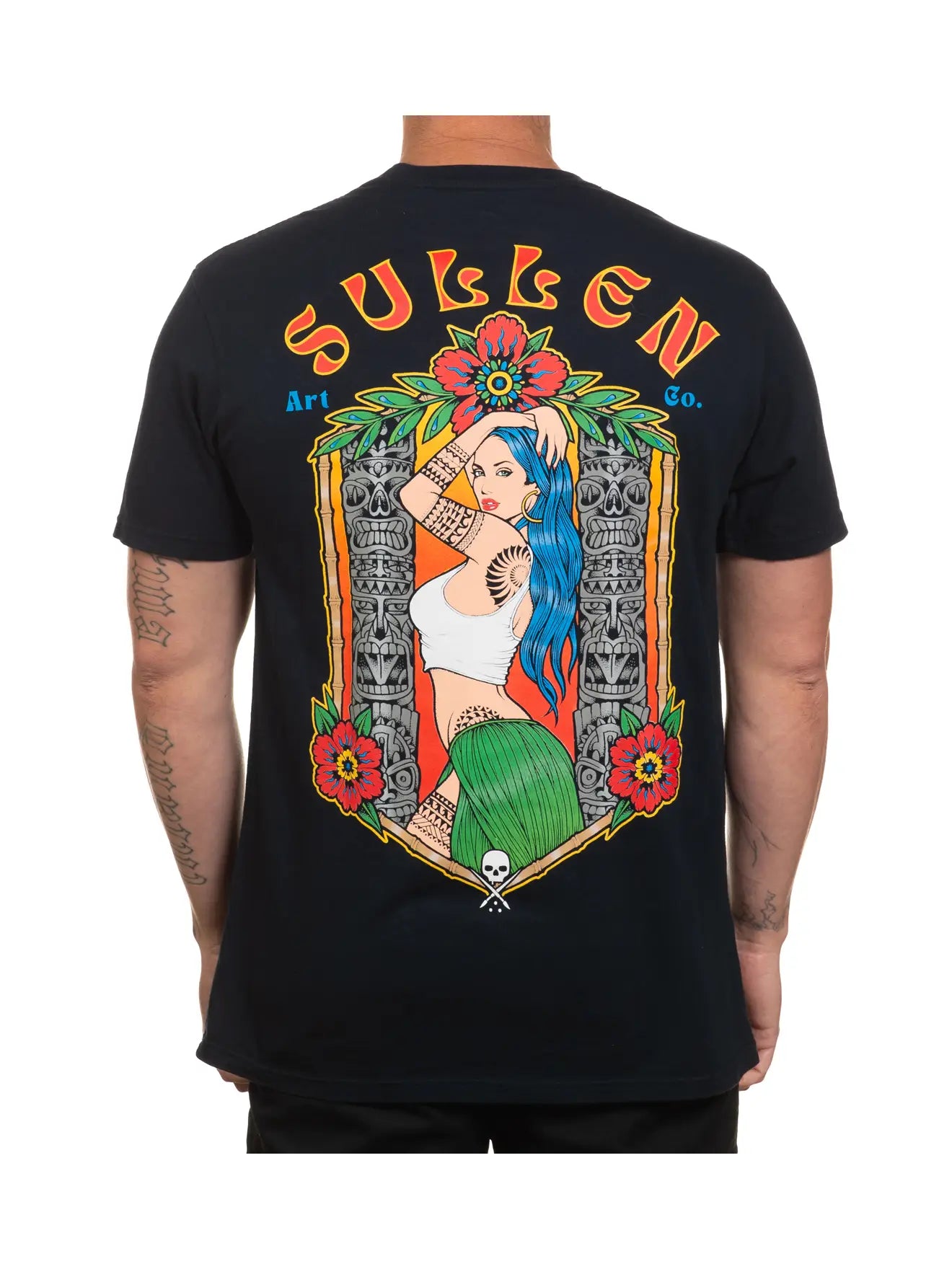 Tiki Pin Up - Premium Navy