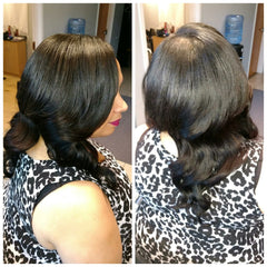 Natural looking sew in 