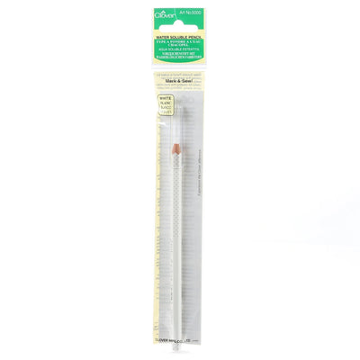View CLOVER 5000 - Water Soluble Pencil - White