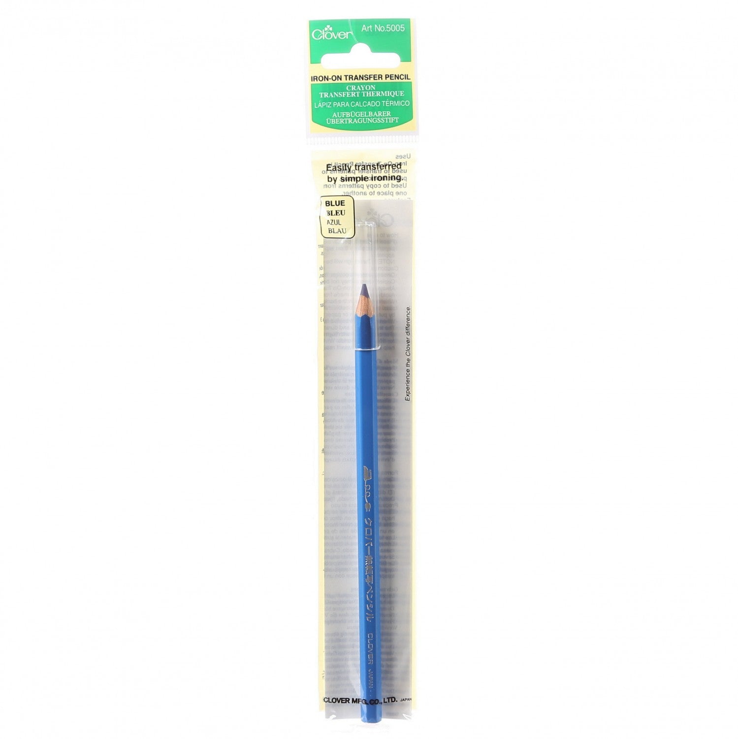 View CLOVER 5005 - Iron on Transfer Pencil - Blue
