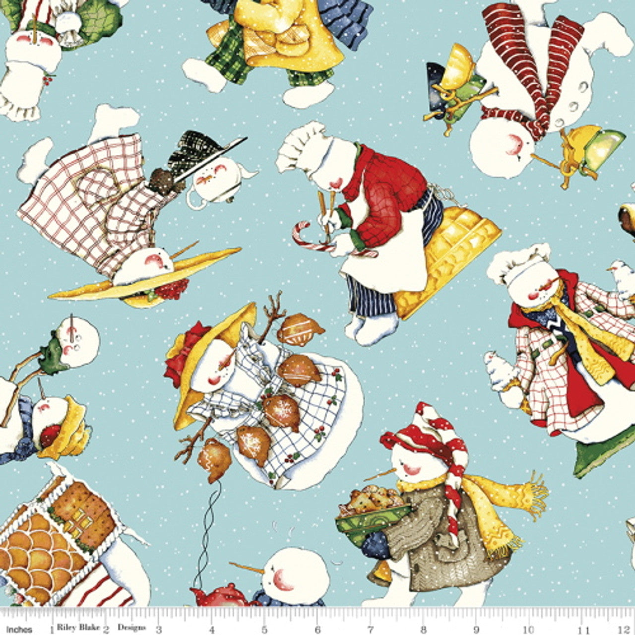 View Snow Sweet by Janet Wecker Frisch - Blue Folk Toss