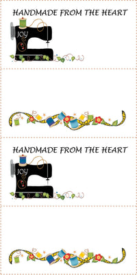 Quilt Labels for Quilting Projects (4) 3in x 6in