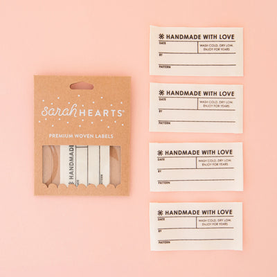 Quilt Labels Quilt Info Large Organic Cotton Write-In Labels
