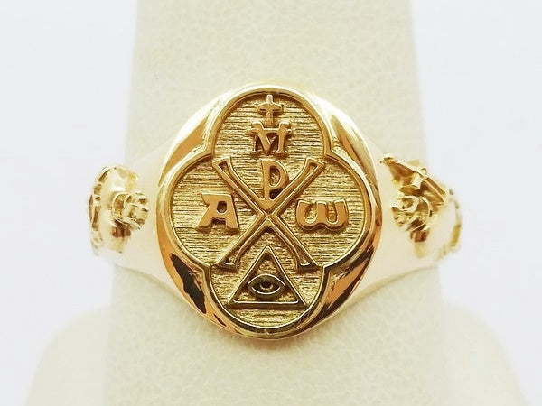 Cr ation d une bague religieuse en or pour homme