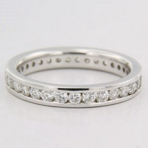 bague diamants ronds sertis rail