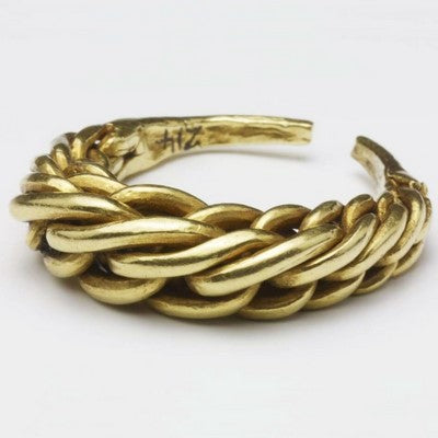 bague viking tresse d'or