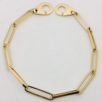 bracelet chaine or 18k pour homme