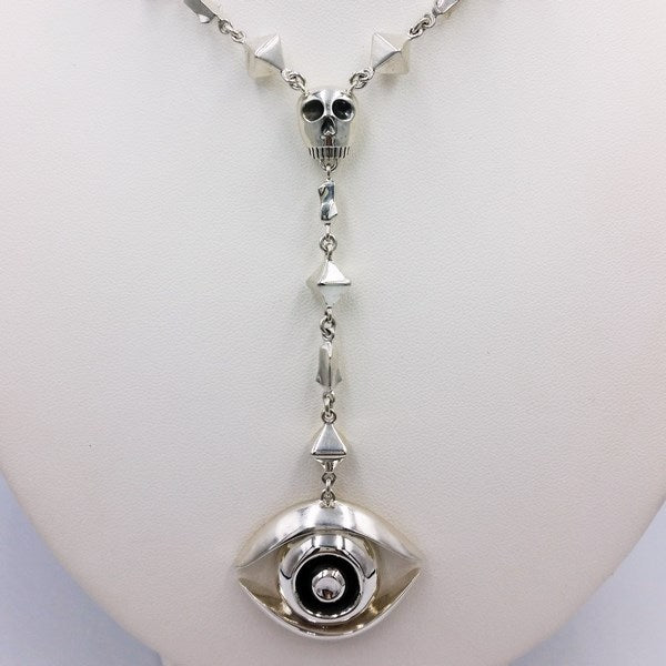 collier oeil de protection en argent