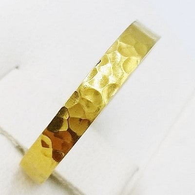 créer son alliance sur mesure en or