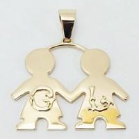 pendentif enfants en or