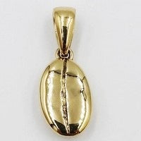 pendentif gain de café or jaune 18k