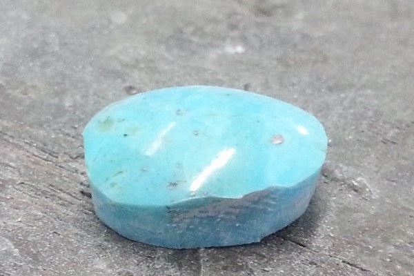 turquoise lapidée pour notre pendentif