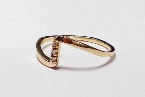 bague or rose 18k