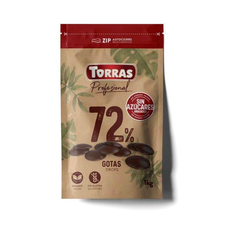 Palets de chocolat blanc pâtissier sans sucre ajouté 1kg - Torras –  Allmyketo