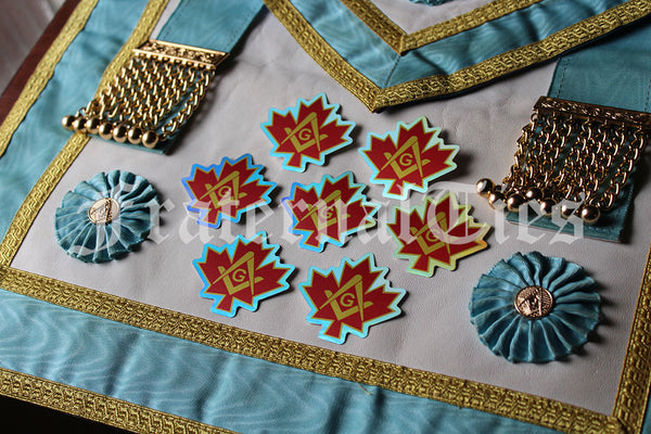 Canadian Masonic Stickers by FraternalTies