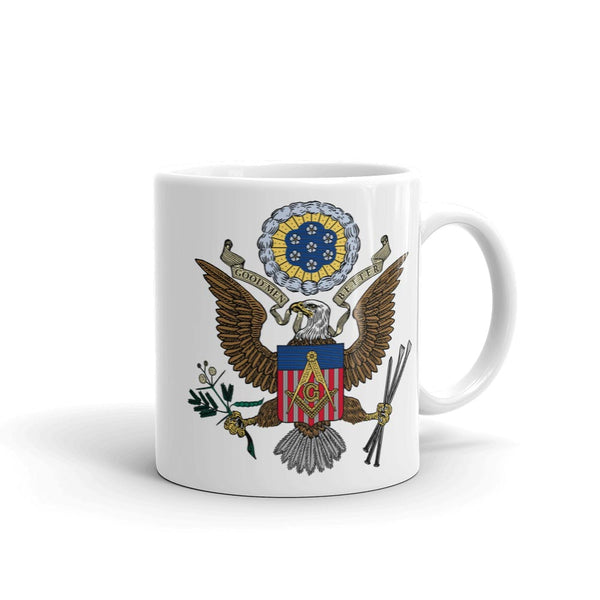 FraternalTies Freemasons Seal of the Grand Lodge of the United States Coffee Mug