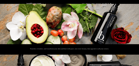 Beneath Your Mask - Shopify магазин: повністю натуральні косметичні продукти для підтримання краси