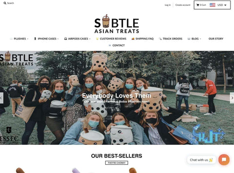 Дропшиппинг магазин Subtle Asian Treats