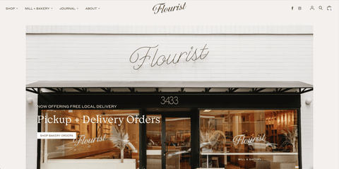 Flourist - Shopify магазин: борошно свіжого помелу