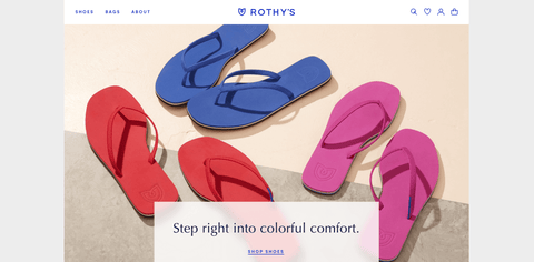 Rothy’s - Shopify магазин, который с помощью технологии 3D-вязания превращает экологически чистые материалы в стильную обувь и аксессуары