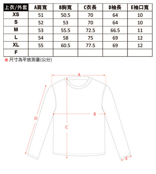 SNBD-M-TOPL003 - 尺寸表