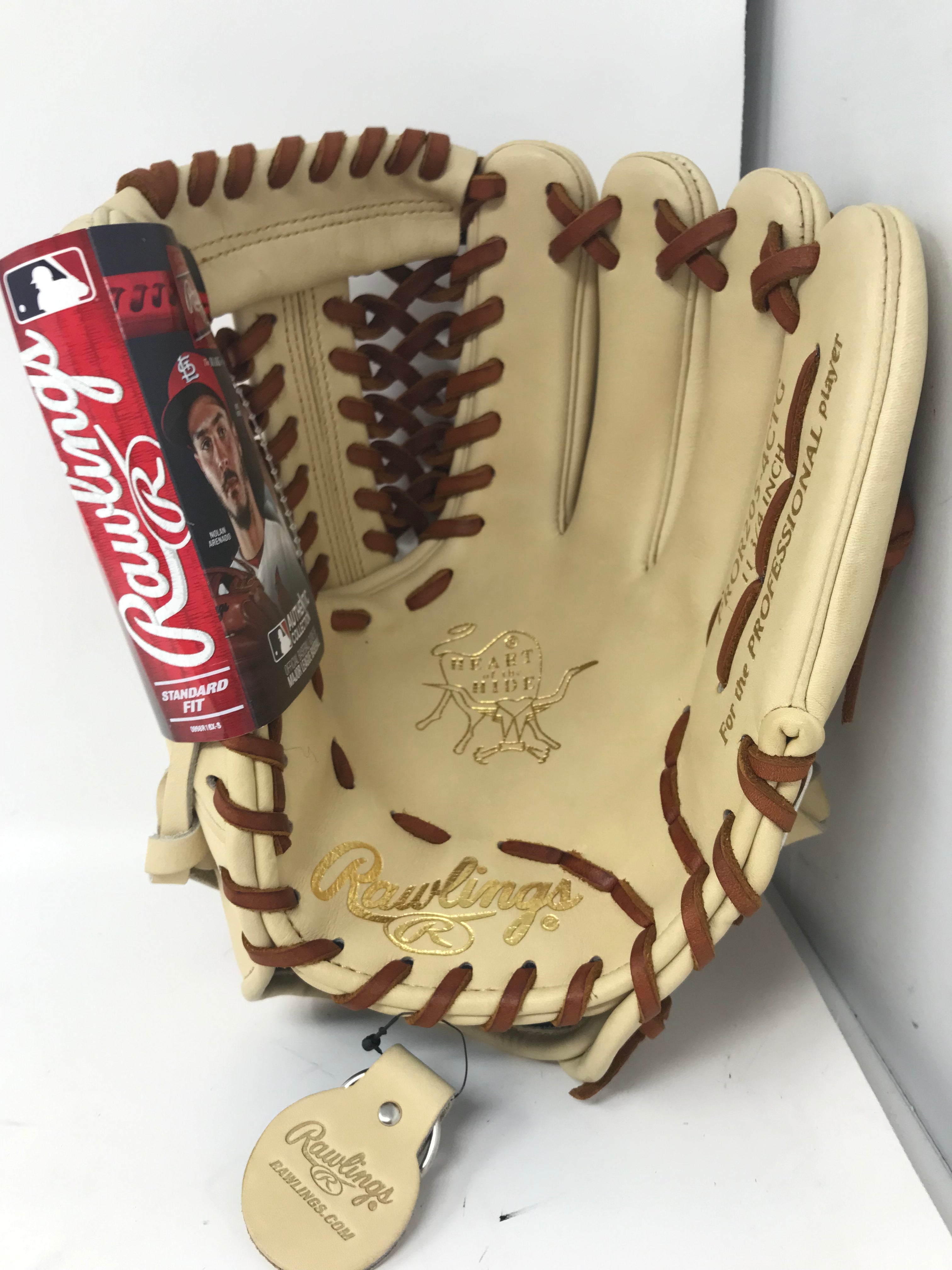 New Rawlings Heart of the Hide 11.75" RHT Infield Glove Infield Camel/ Brown