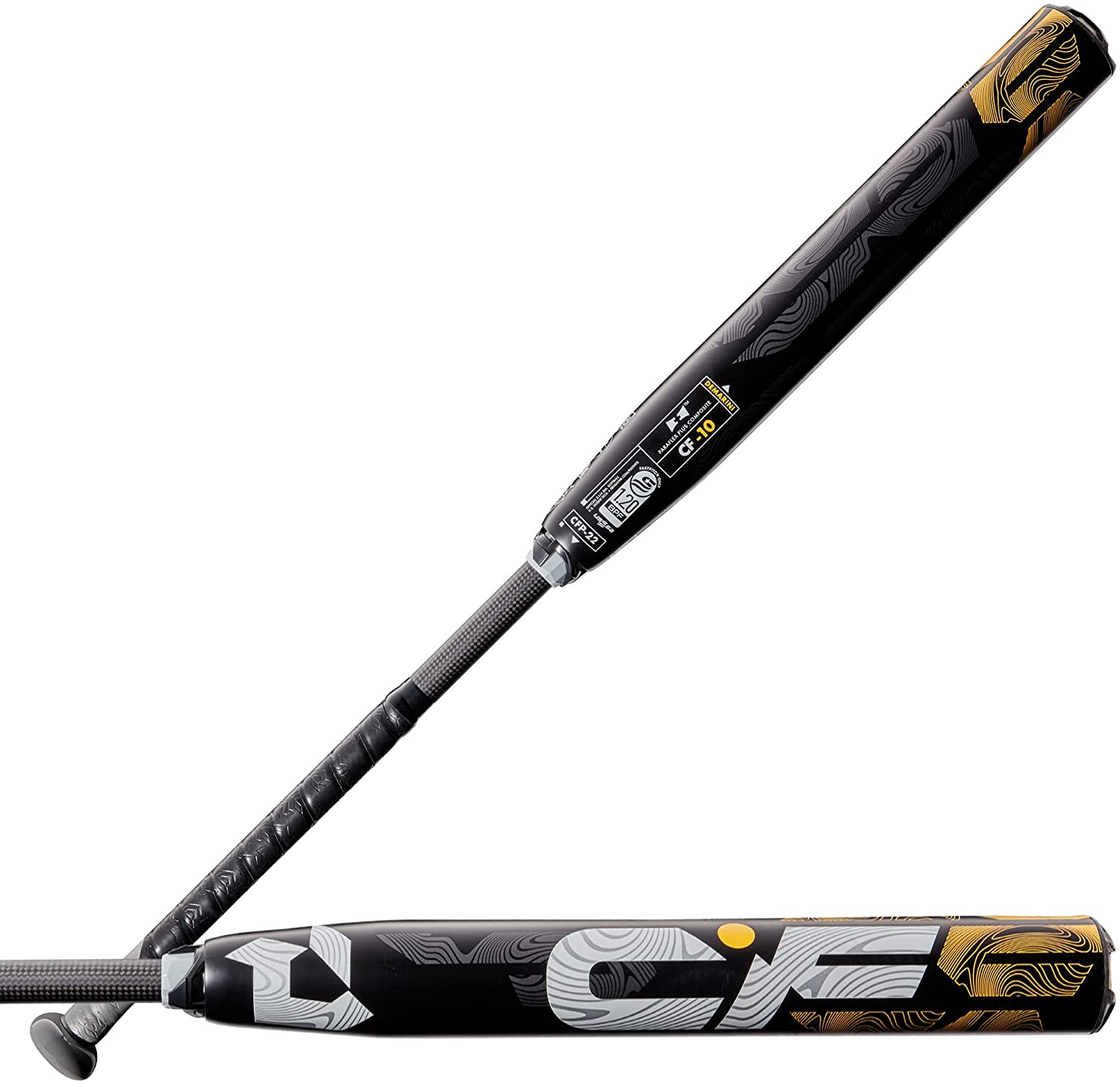 New DeMarini 2022 CF Fastpitch Softball Bat Series Composite Black/Gold
