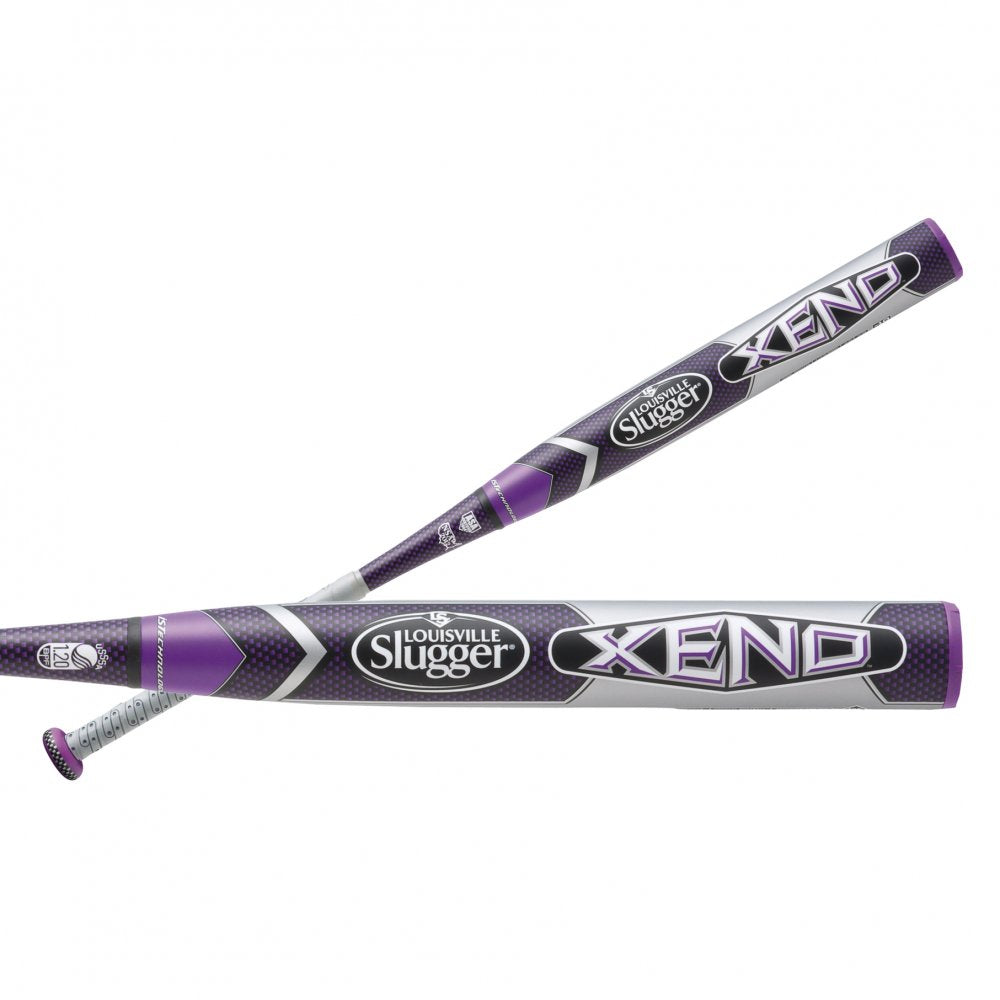 New Louisville Slugger Xeno FPXN14R9 Fastpitch Softball Bat Gray/Purp