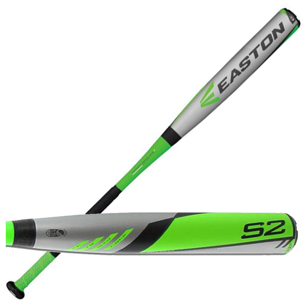 New Easton S2 YB16S213 Little League Baseball Bat Silver/Green 2 1/4"