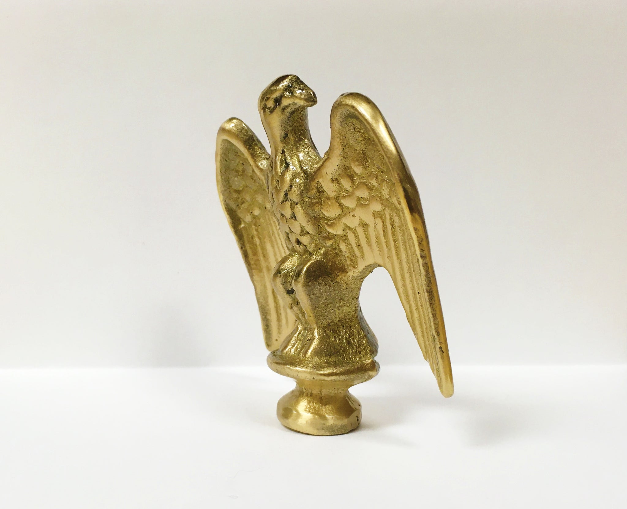 brass eagle lamp finial