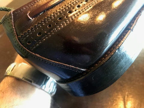 Single Layer Mirror Shine on the heel