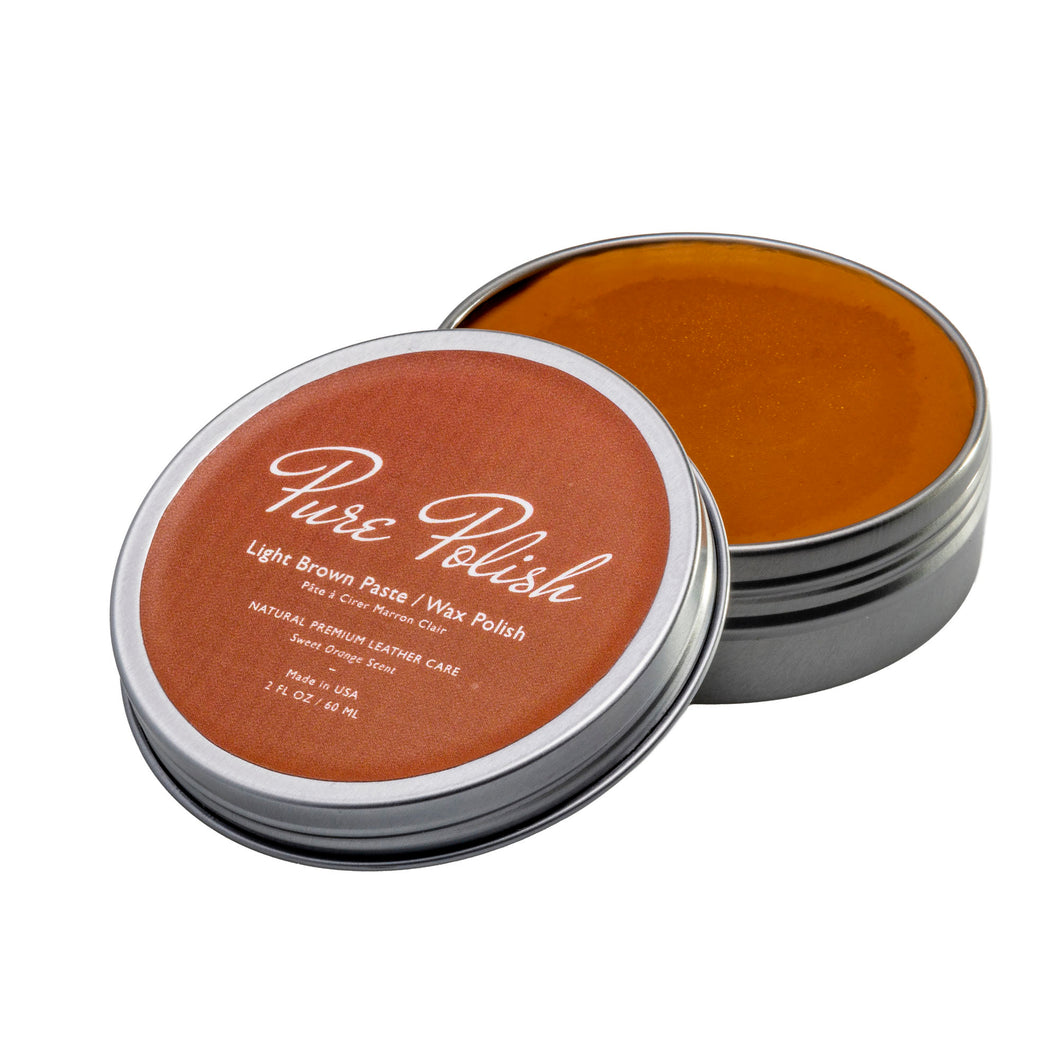 orange shoe polish