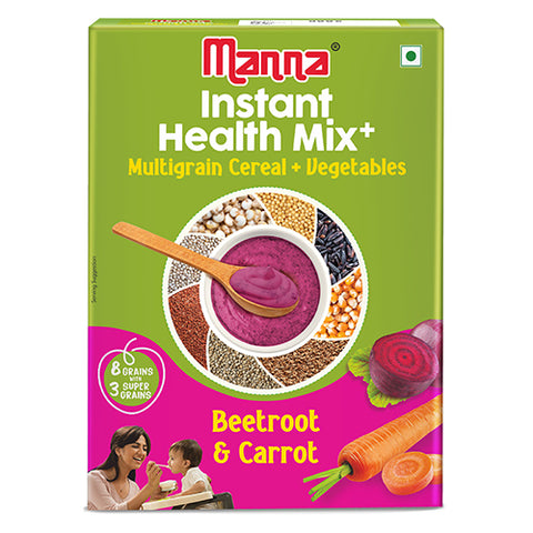 Instant Health Mix-Multigrain Baby Food | Beetroot & Carrot with milk | 200g